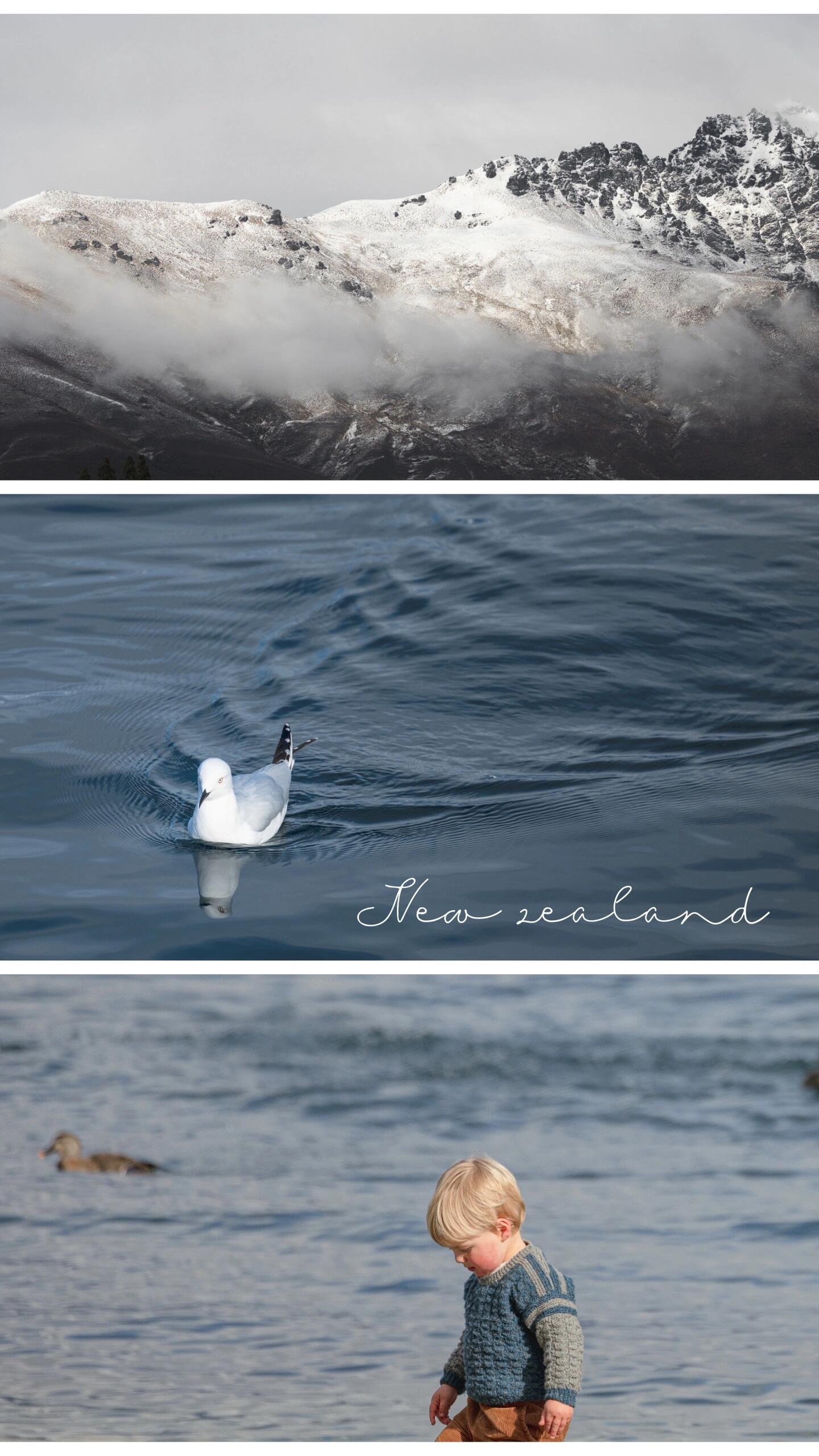 New Zealand | Snow Mountain Postcard